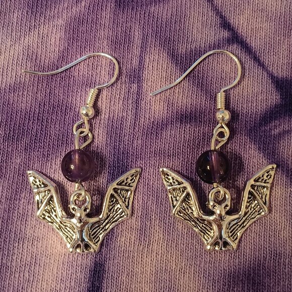 Handmade Halloween Gemstone Jewelry Set - Picture 4 of 11